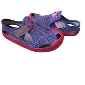Girls Sz-10 Nike Purple/Pink Neoprene Water Shoes- Sz- 10